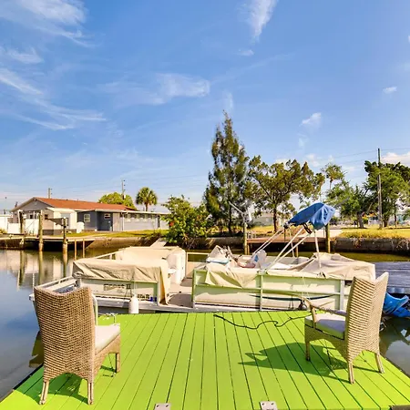 Hudson Home With Dock On Canal About 1 Mi To Beach!